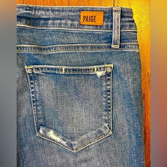 Paige Denim “Hoxton Crop” Distressed Jeans (Size 32) 👖 **NEW WITHOUT TAGS!!🎁** - Picture 7 of 13